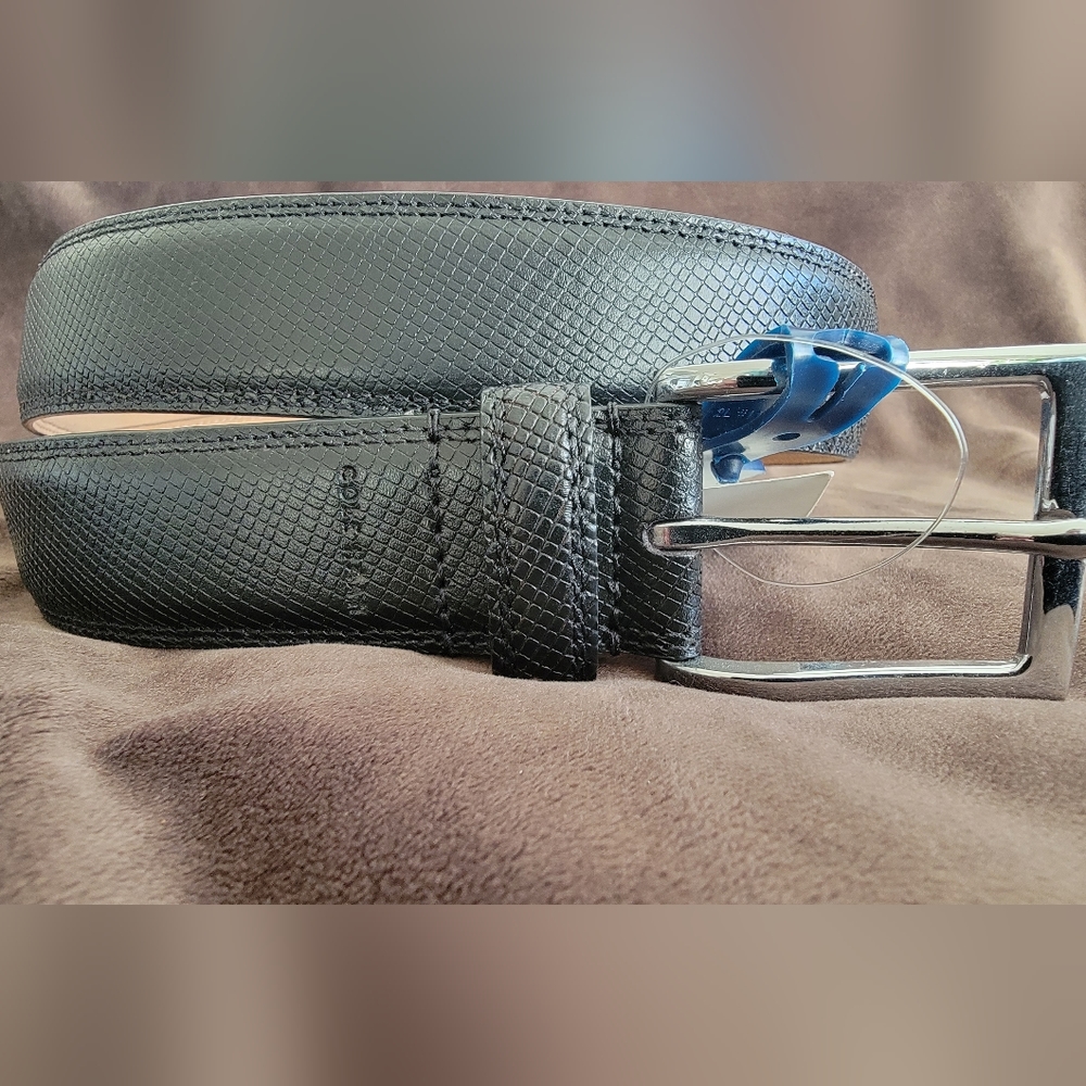 Mens Black Leather Belt
